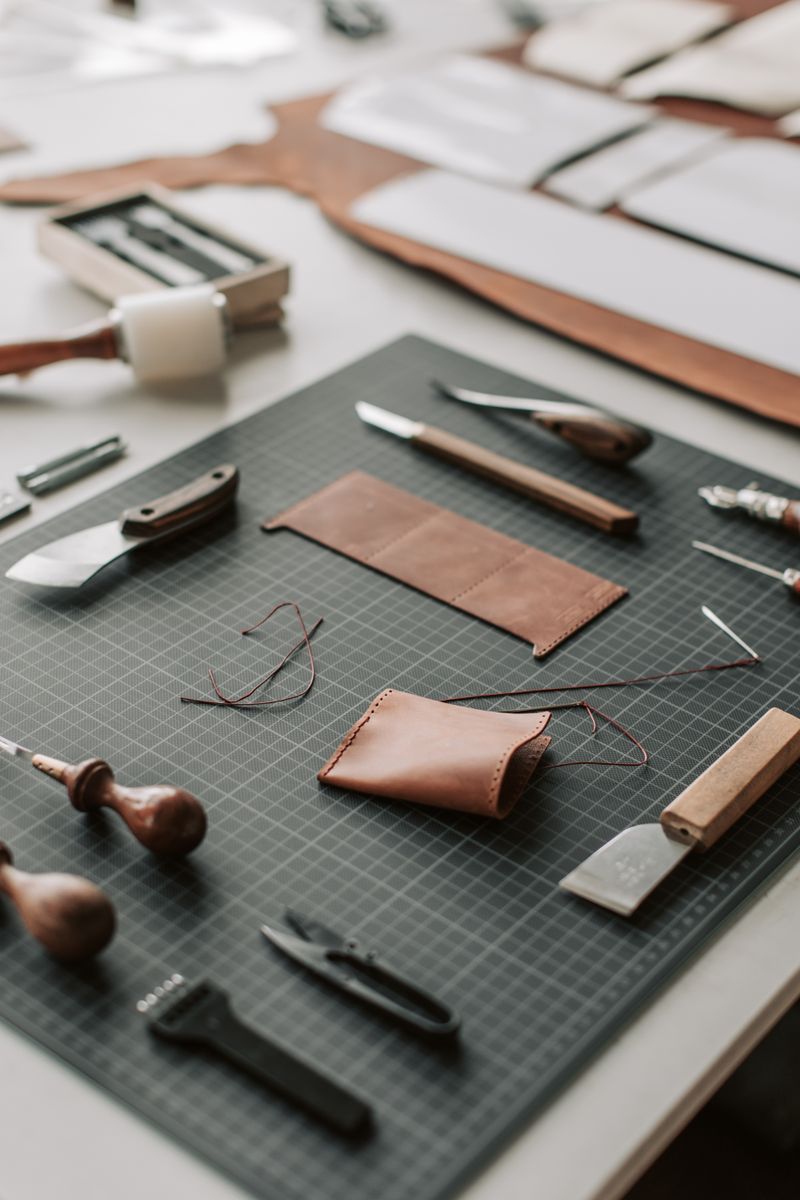 Custom leather goods and cuts